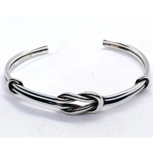 Tiffany & Co Sterling Silver 925 Knot Bracelet6.5"